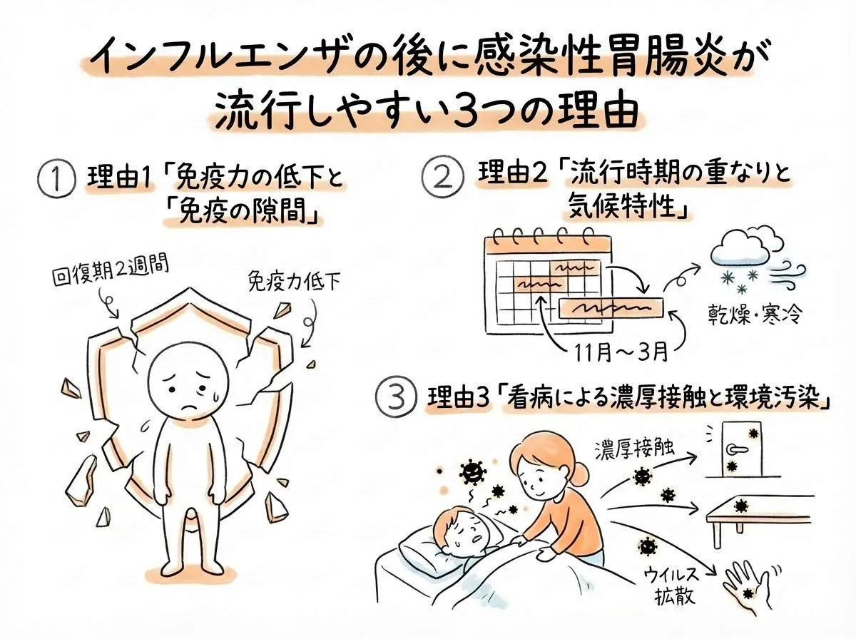 インフルエンザ後の体力低下の正体｜熱が引いても動けない理由と回復術