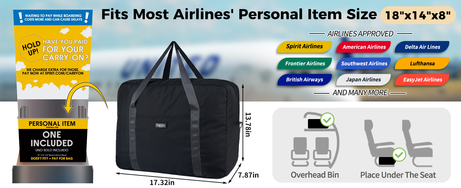 18 X 14 X 8 Travel Bag