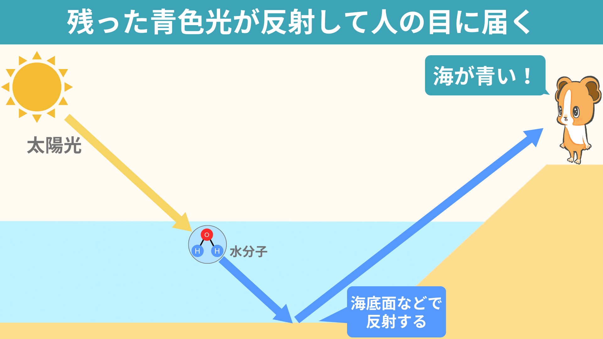 水は透明なのになぜ海は青いのか？光の吸収と散乱が生む科学の真相
