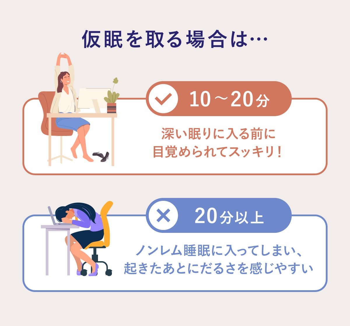 仕事中の眠気覚まし決定版！バレずに即効で効く裏ワザと原因究明