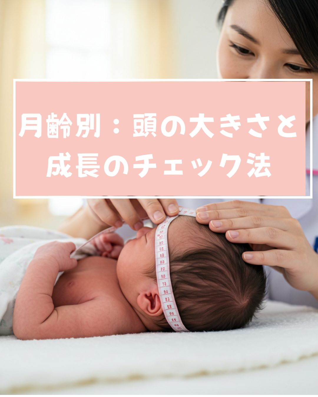 新生児の頭の大きさ目安と平均値徹底解説｜成長曲線と受診サイン