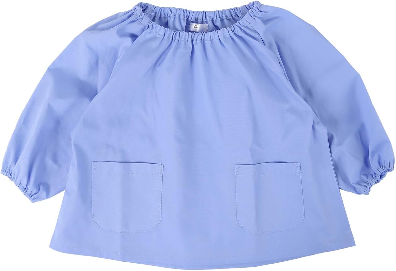 男の子スモックアレンジの最新技！100均ワッペンで被らない園着