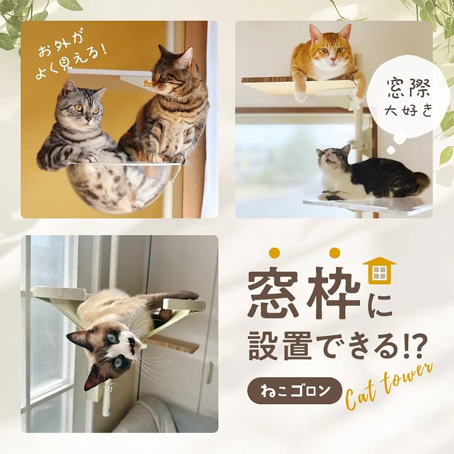 窓際キャットタワーは危険？脱走落下を防ぐ選び方と2026年の盲点