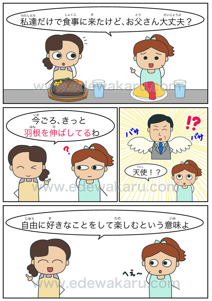 「羽を伸ばす」の本当の意味と語源｜目上への敬語マナーや言い換え全解説
