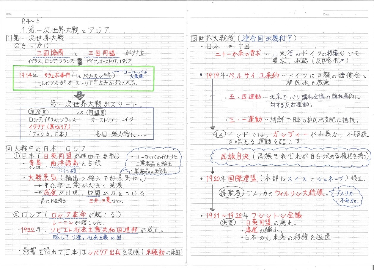 社会のノートまとめ方で成績劇的アップ！歴史・地理・公民の暗記革命
