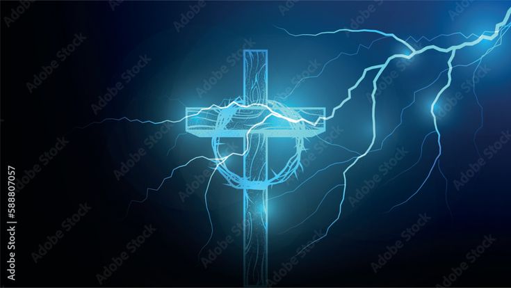 Zigzag Lines Symbolical of Lightning, and the Cross