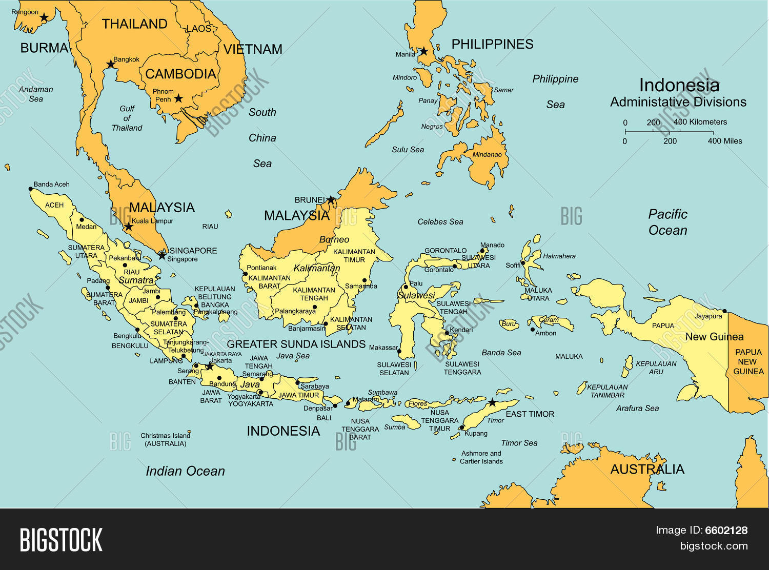 Country Adjacent to Indonesia