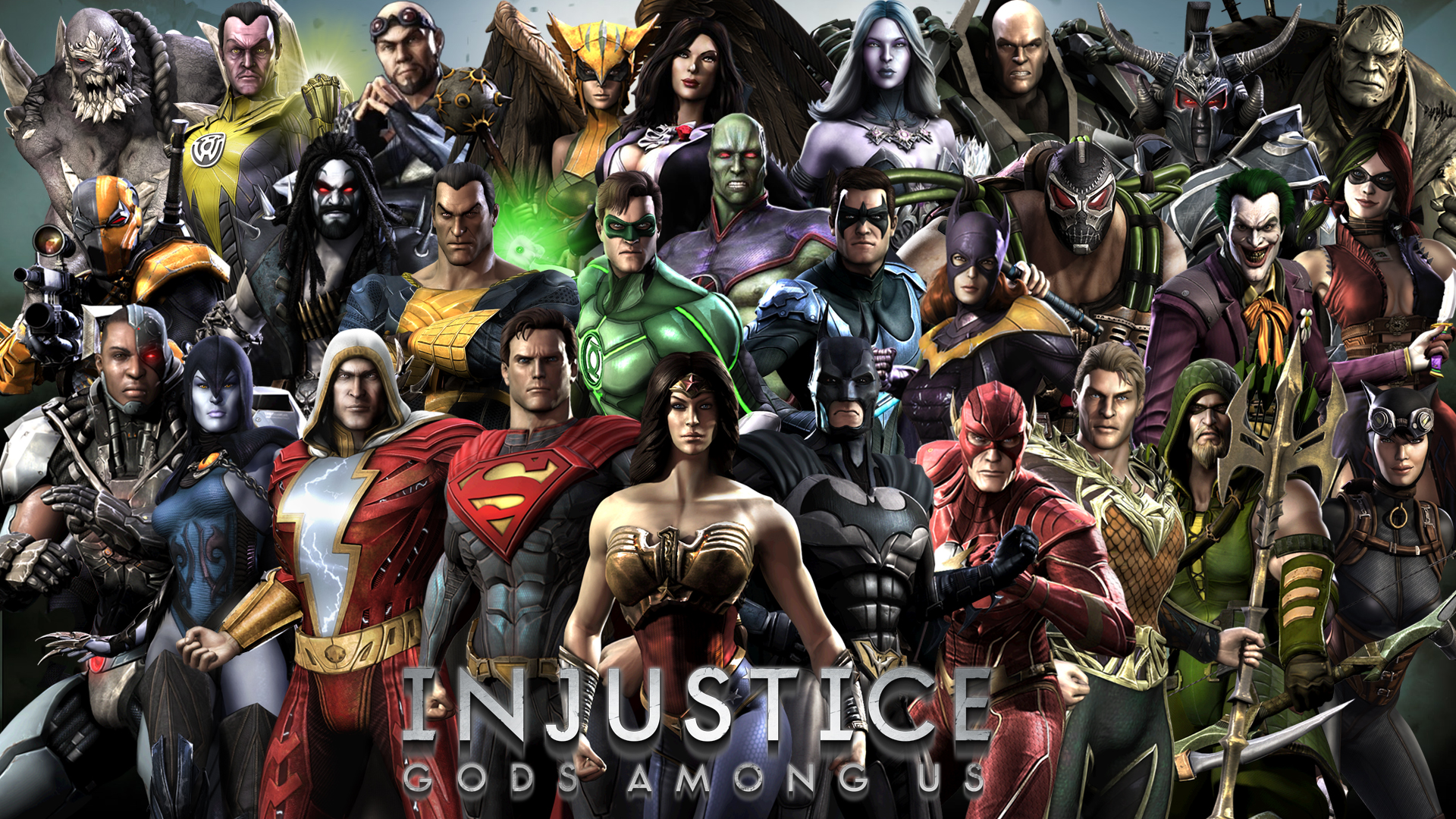 All Characters in Injustice Gods Among Us