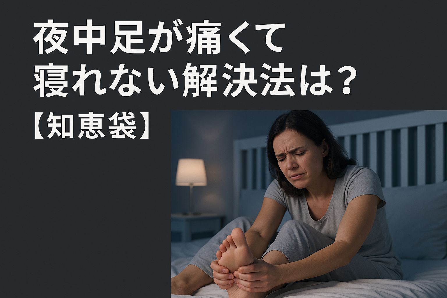 夜中に足が痛くて寝れない原因は？知恵袋で話題の即効応急処置を解説