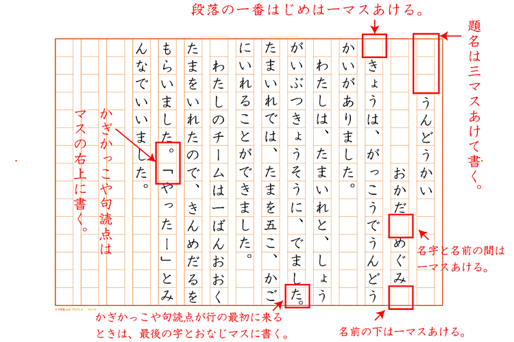 作文のかっこで減点？原稿用紙の正しいマス目ルールと合格表記術