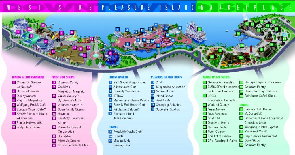 How Many Shops Are at Disney Springs