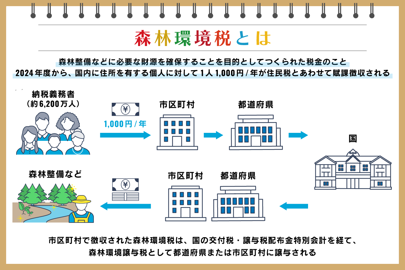 森林税とは？住民税年1000円上乗せの使い道と二重課税の真相