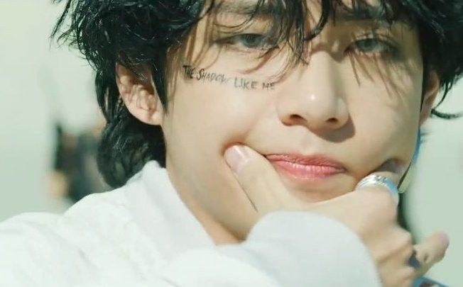 Kim Taehyung Tattoo on Face