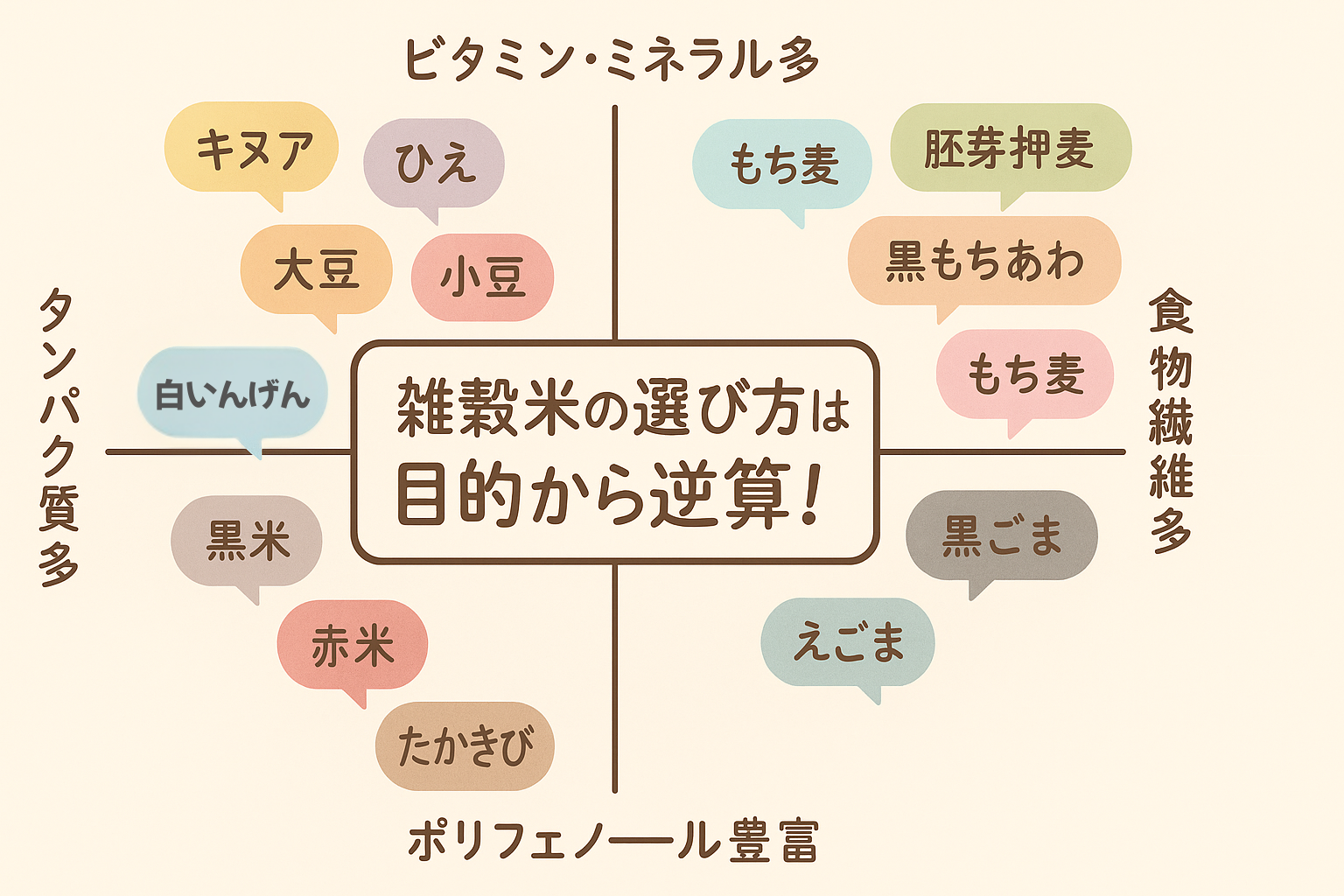 雑穀米の効果と真相｜白米から変えて本当に痩せるのか徹底検証