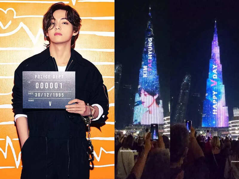Kim Taehyung Reaction on Burj Khalifa