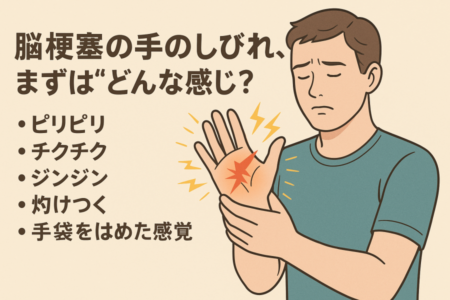 右手の小指のしびれは脳梗塞の前兆か？危険な見分け方と受診の基準