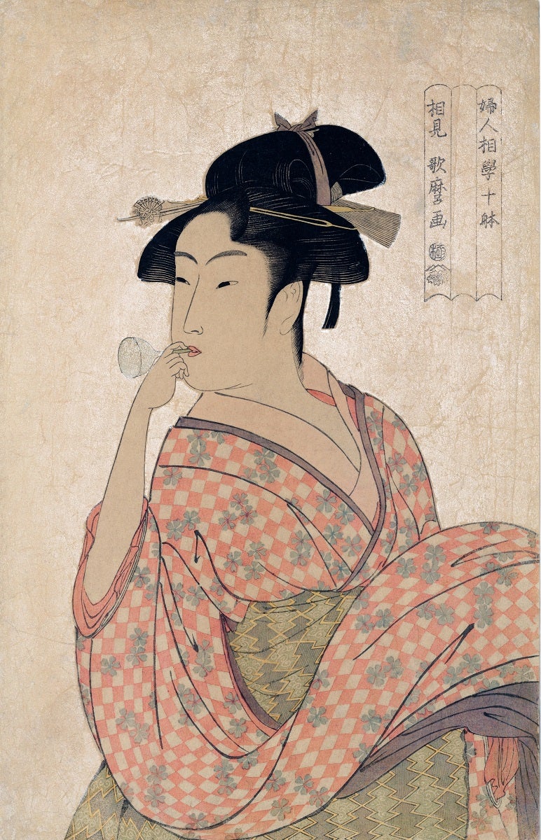 視線の奥に潜む謎を解く！喜多川歌麿が美人画に仕掛けた視覚革命