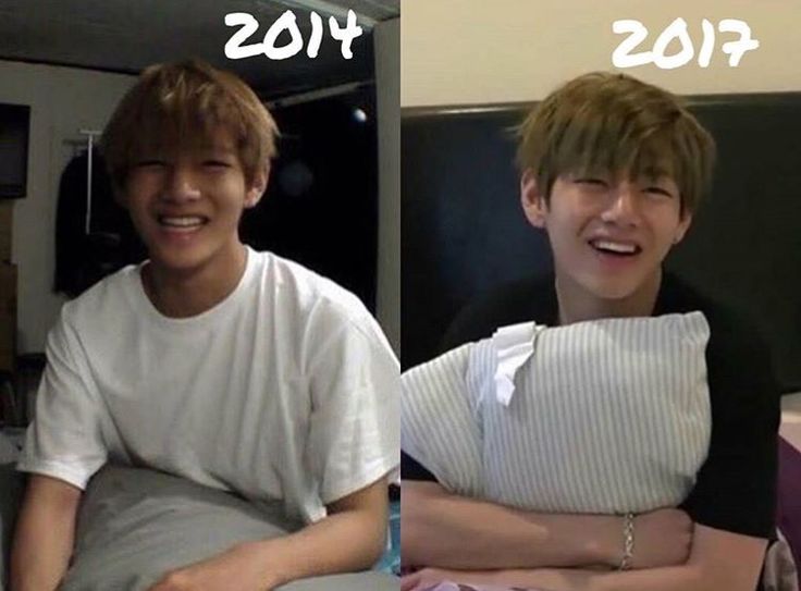 Taehyung Then vs Now Memes