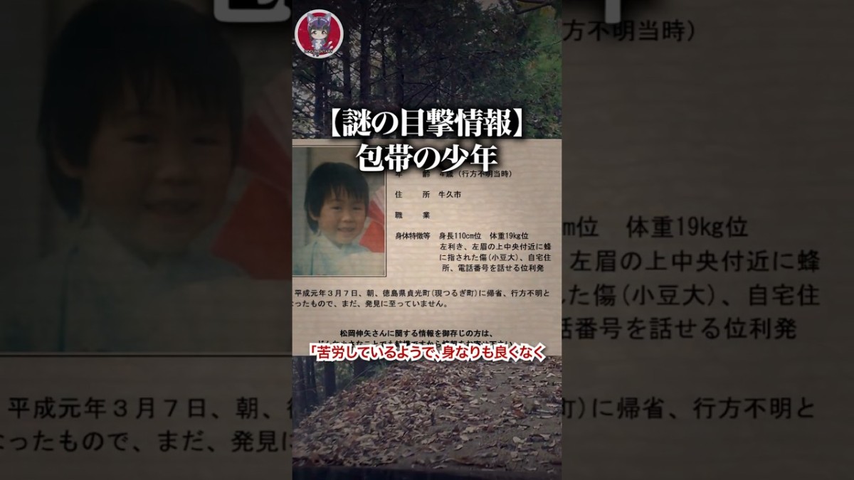 松岡伸矢くん行方不明事件の真相とは？40秒の空白と怪電話の謎を徹底検証