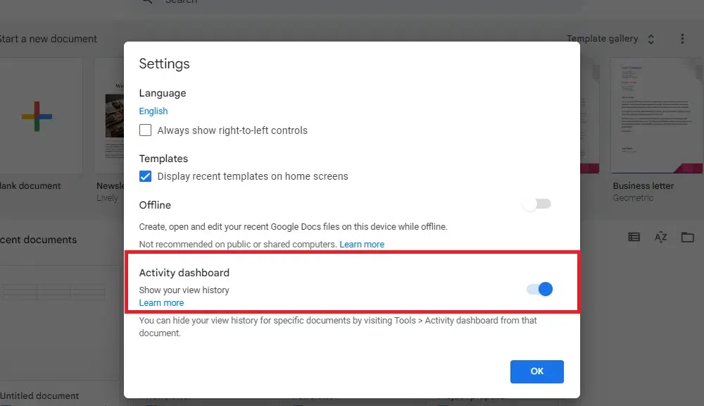 Can You See Viewing History on Google Docs