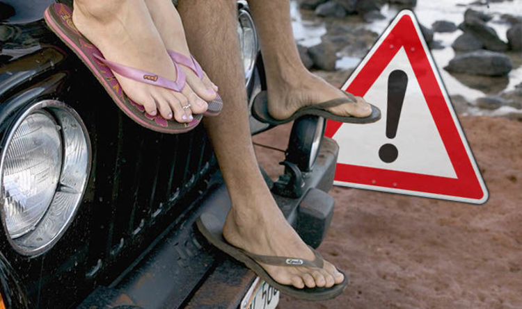 Can You Drive in Flip Flops in Uk