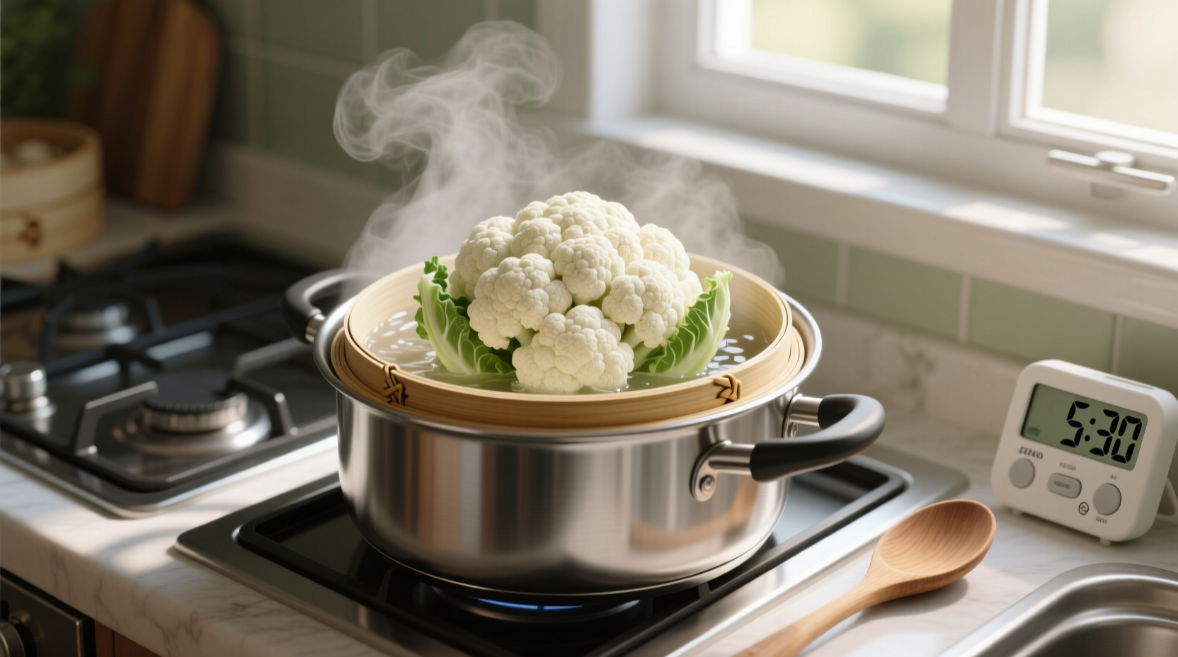 Steam Time for Cauliflower