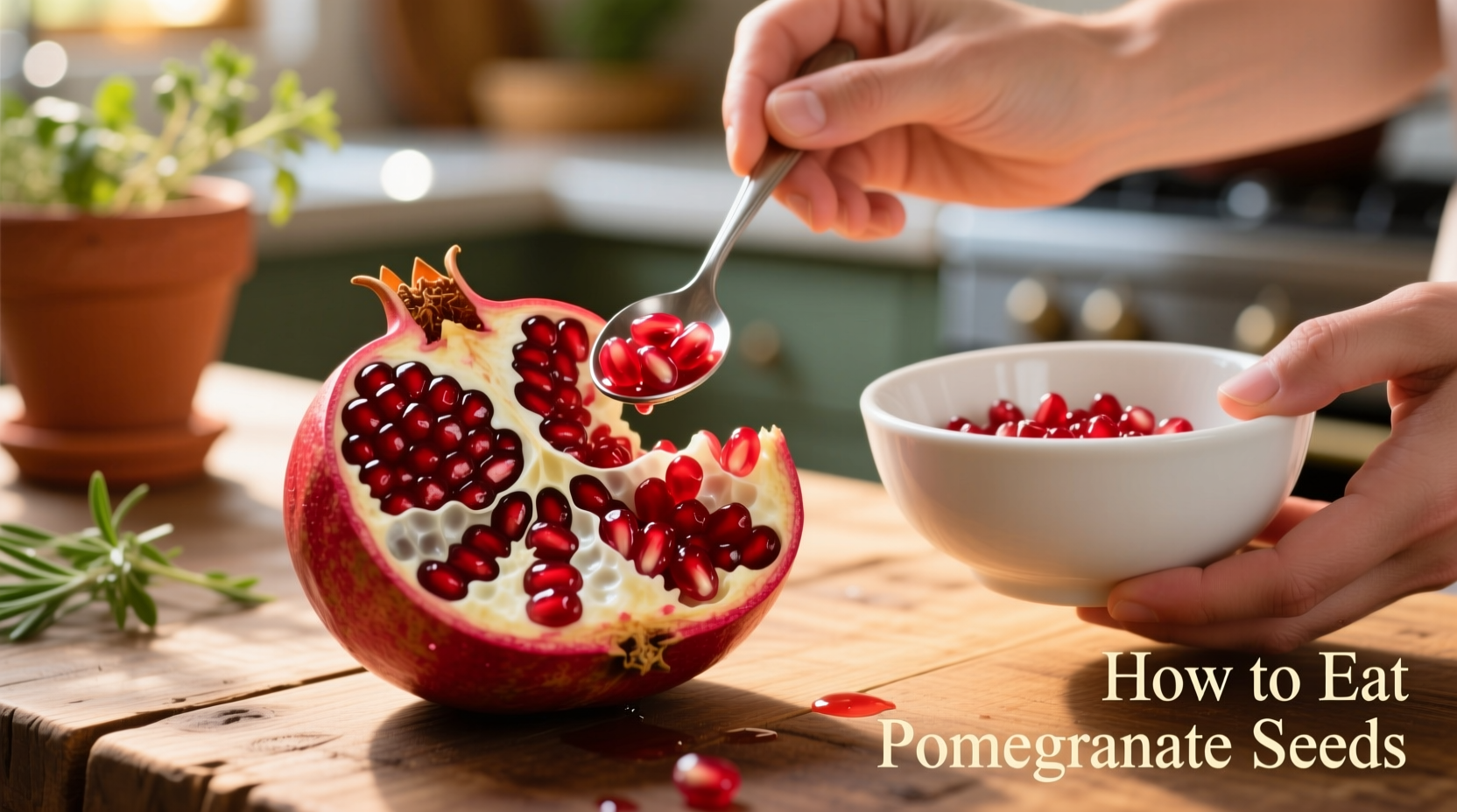 Pomegranate Eat the Seeds