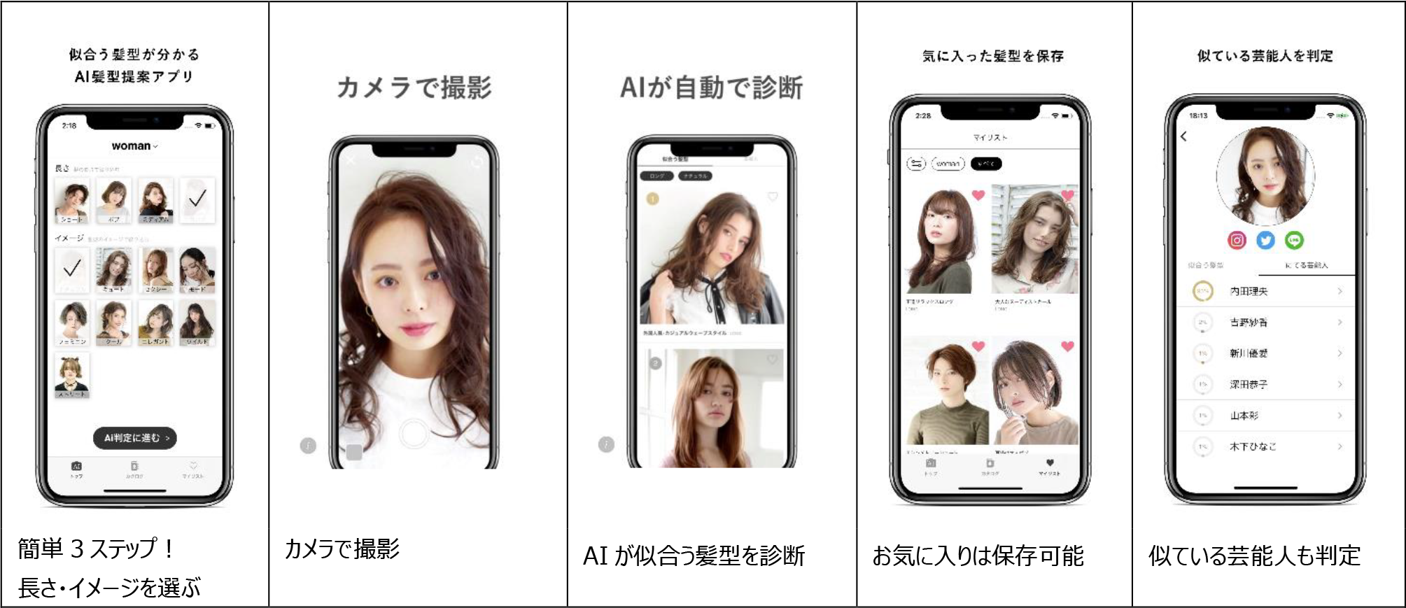 似合う髪型診断アプリ徹底比較！Aiが顔型と骨格を見抜く2026最新版