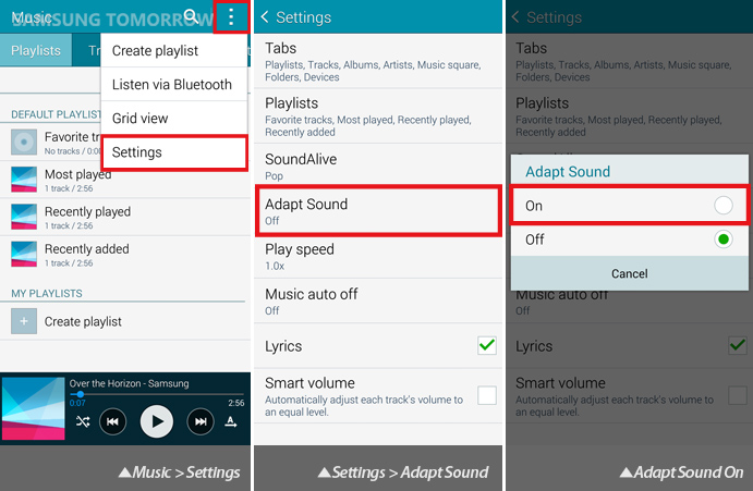 What Is Adapt Sound on Samsung Phone