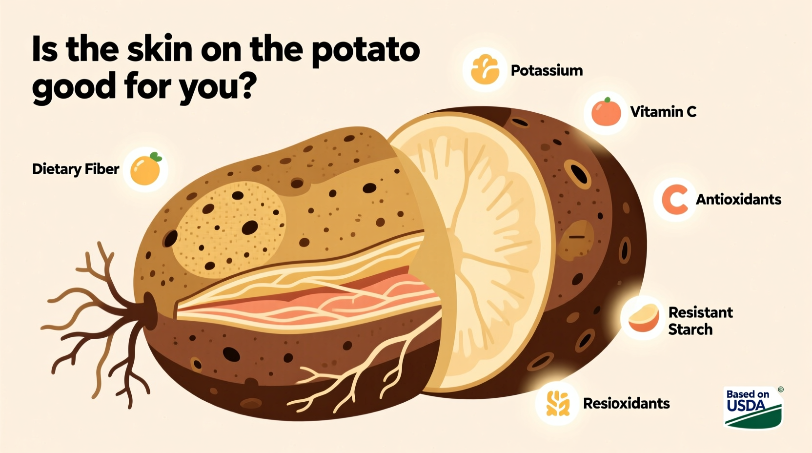 Potato Skin Is Good for You