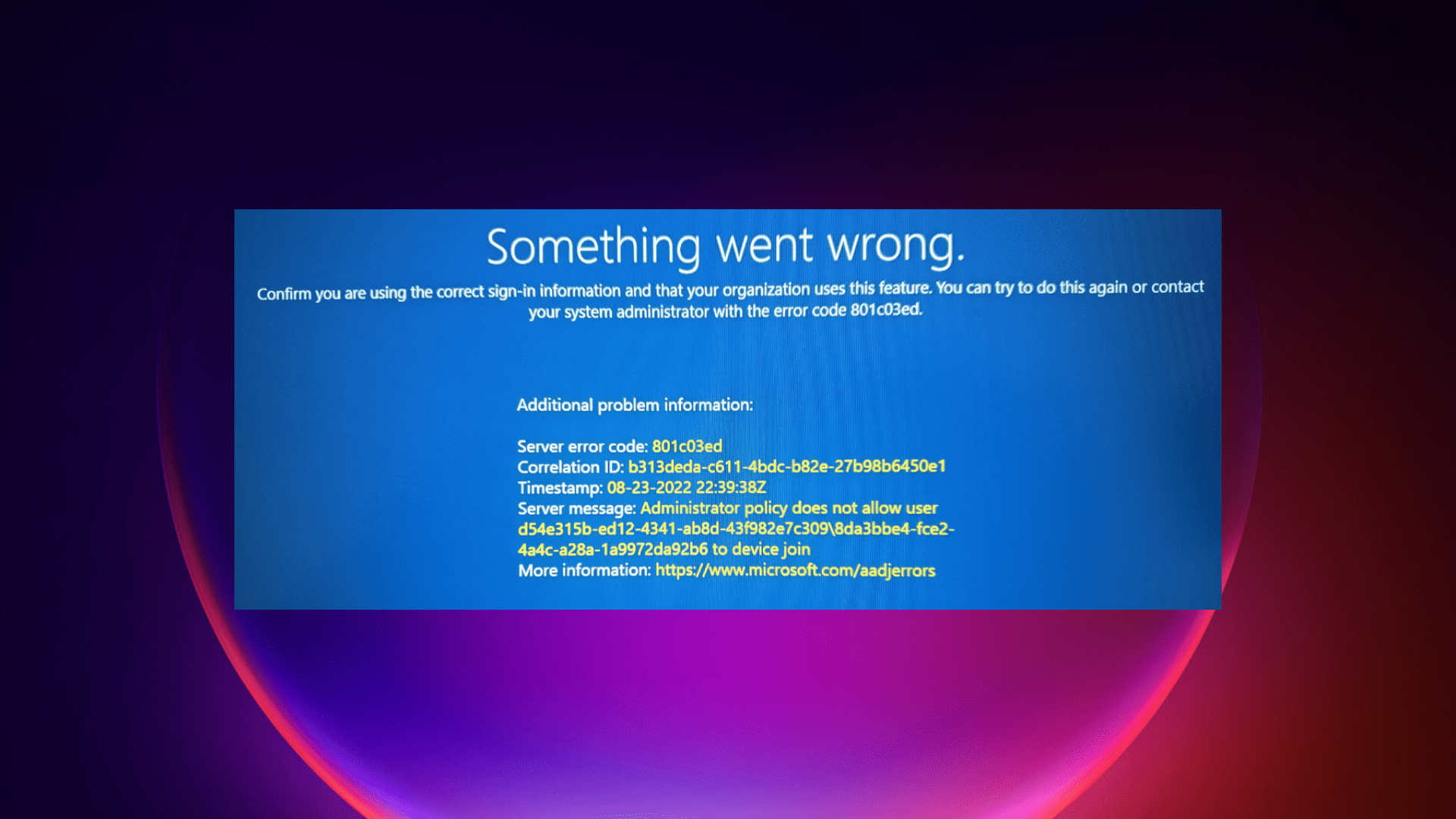 What Is This Error