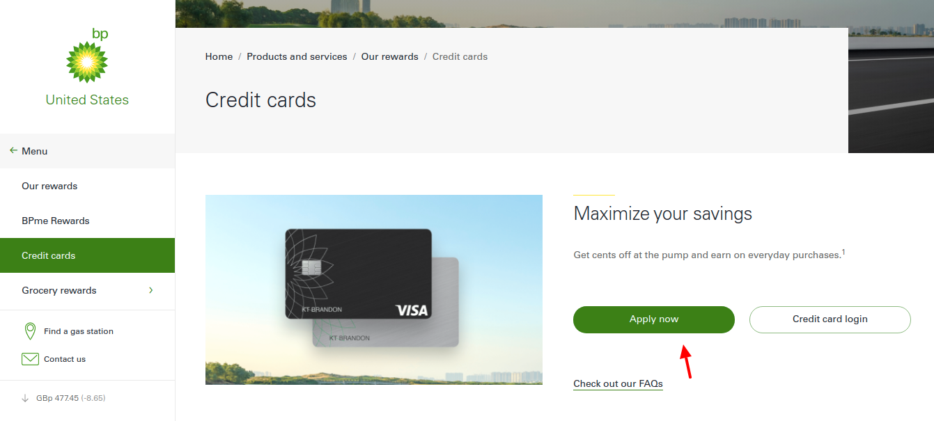 Bpme Credit Card Login