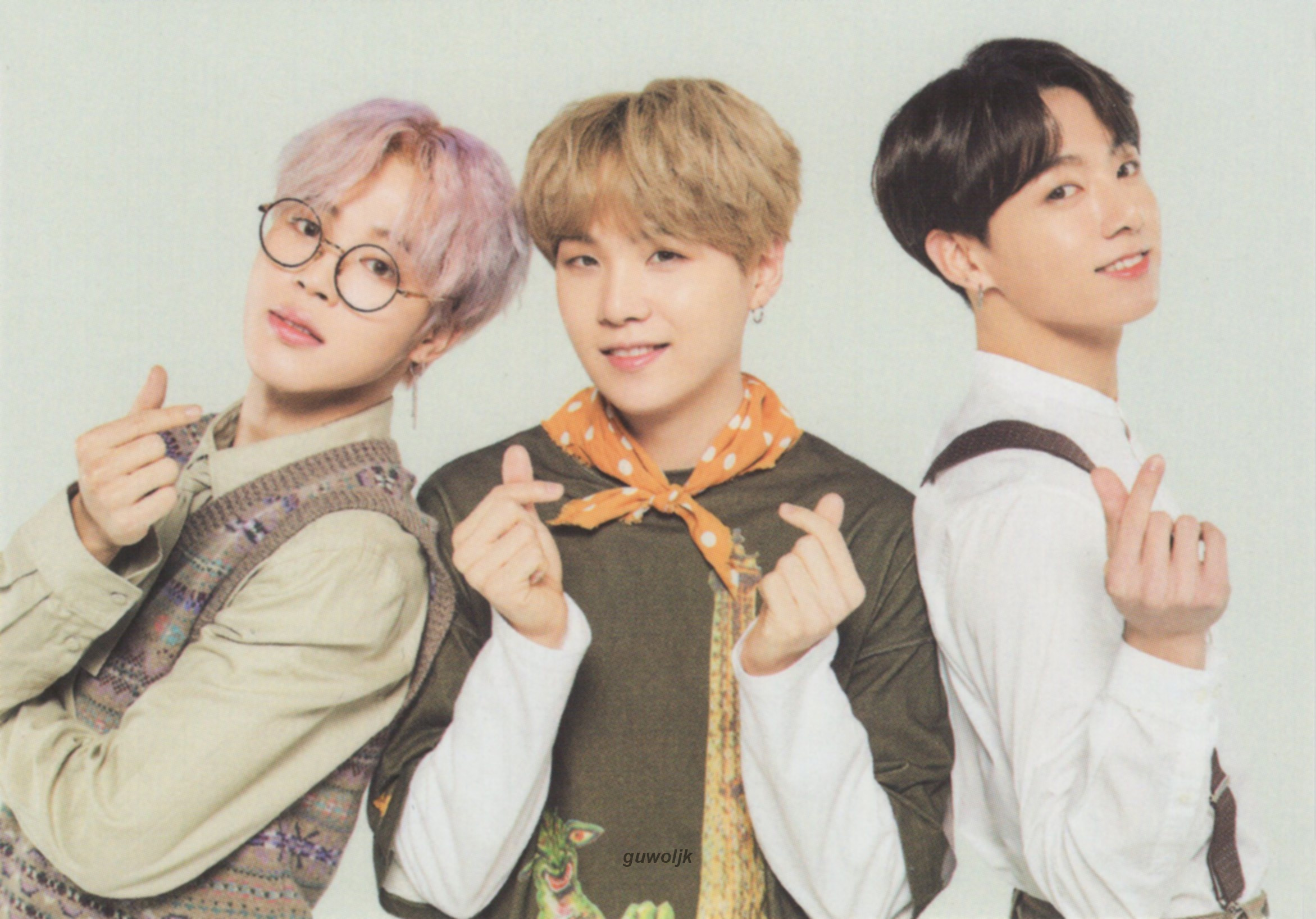 Bts Suga Jimin and Jungkook