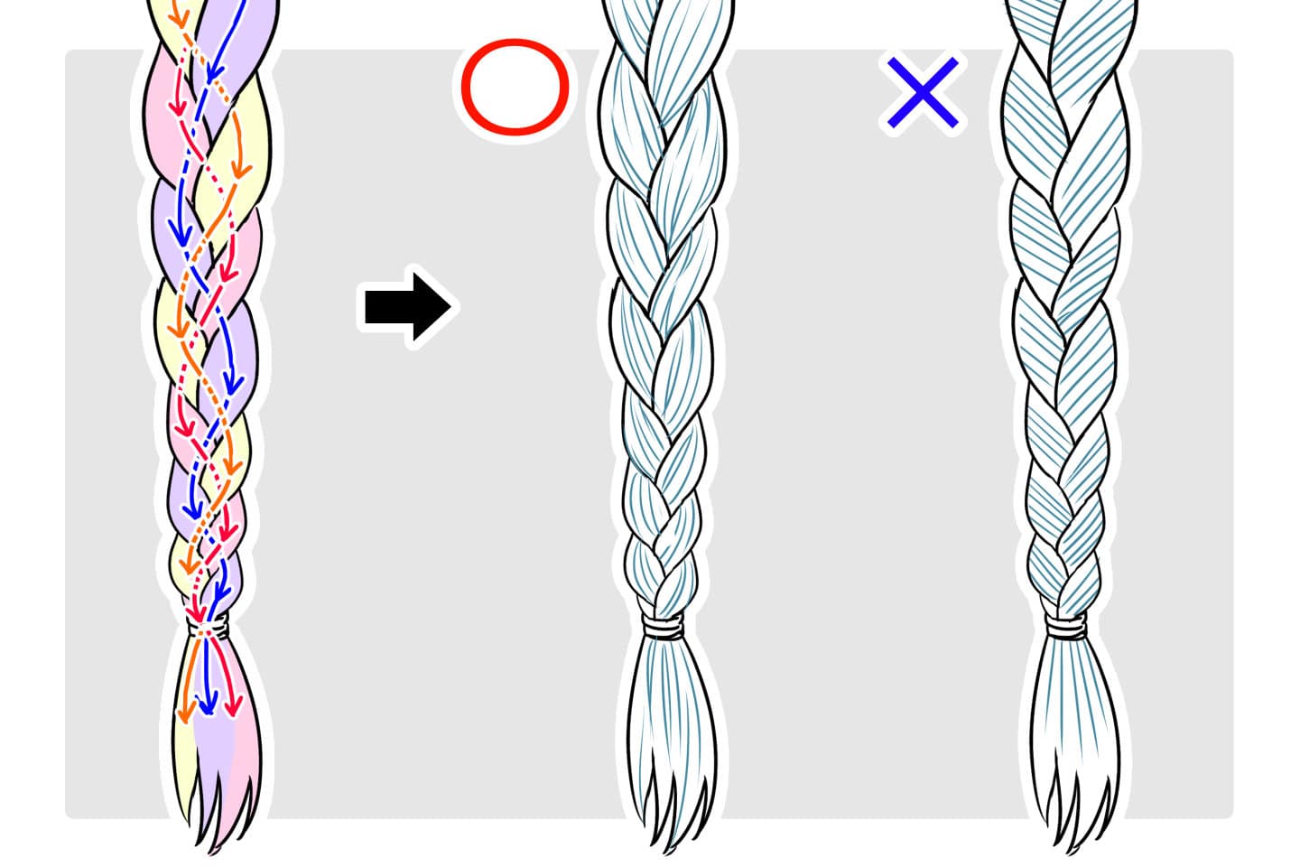 三つ編みの描き方完全攻略！初心者が一瞬で立体感を掴むプロの作画術