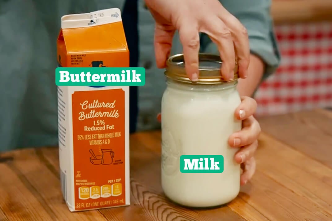 Subbing Buttermilk for Milk
