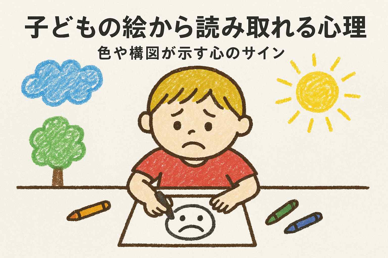子供の絵は何を語るか？色と構図に潜む心のSosと最新臨床心理