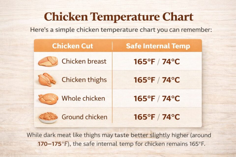 Internal Temp of Chicken