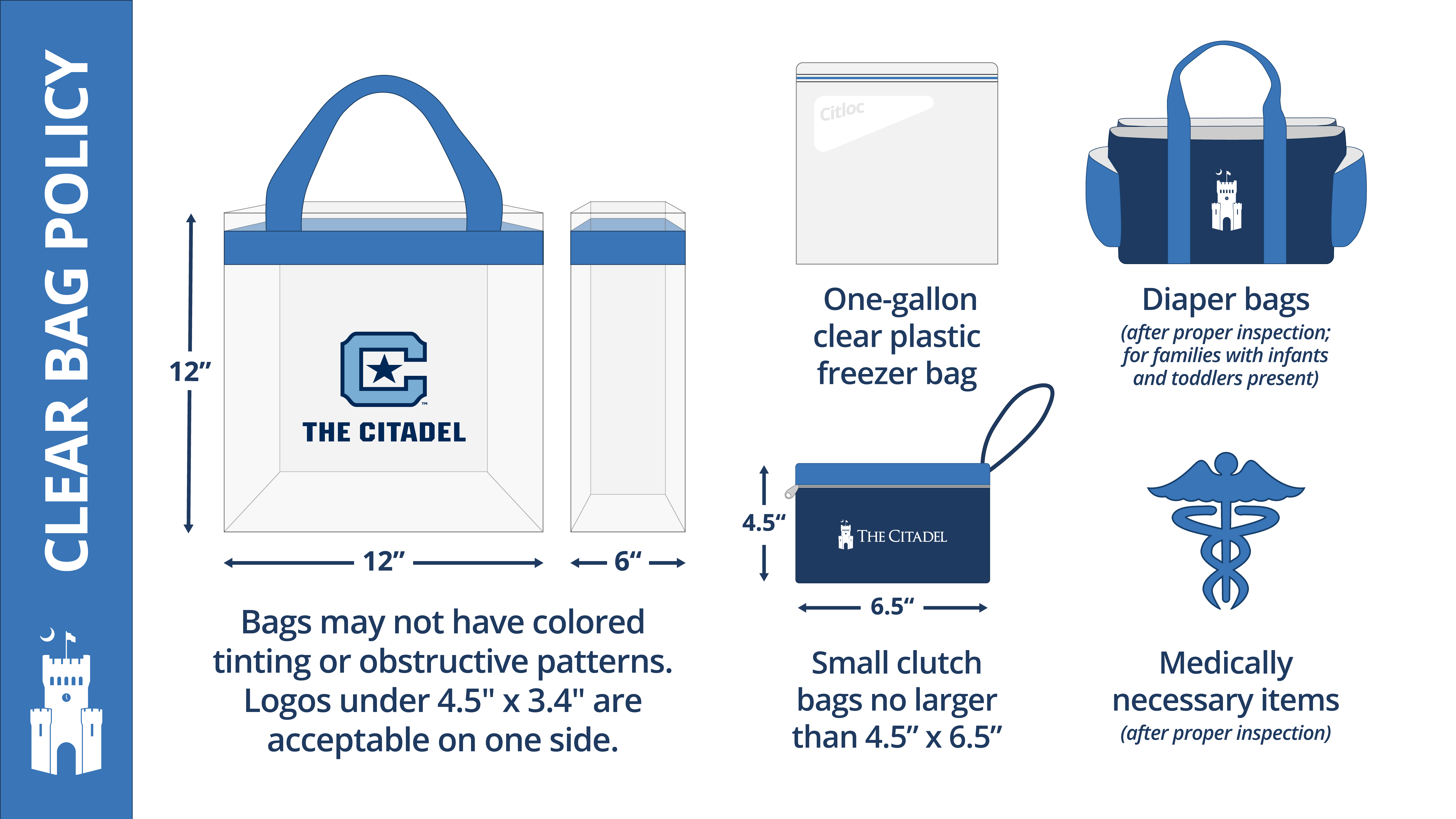 Koger Center Clear Bag Policy