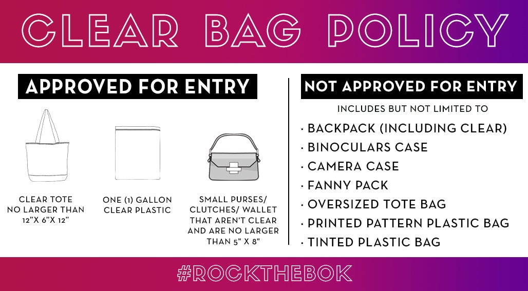 Bok Center Tulsa Bag Policy