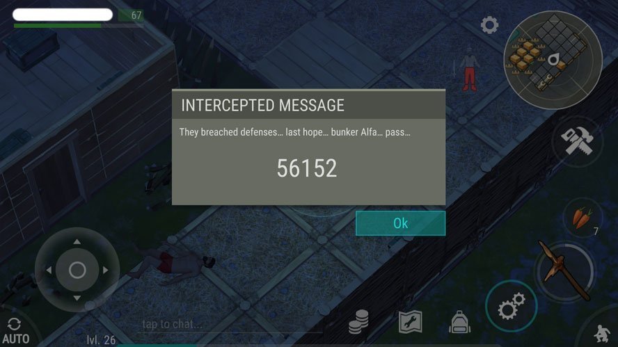 Bunker Alfa Code Last Day on Earth