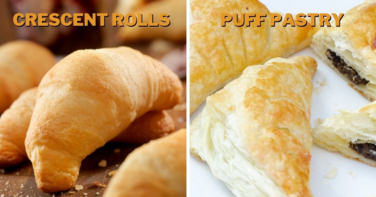 Crescent Dough Sheet vs Puff Pastry