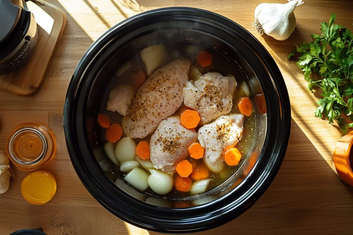Can You Put Frozen Chicken in a Crockpot to Cook