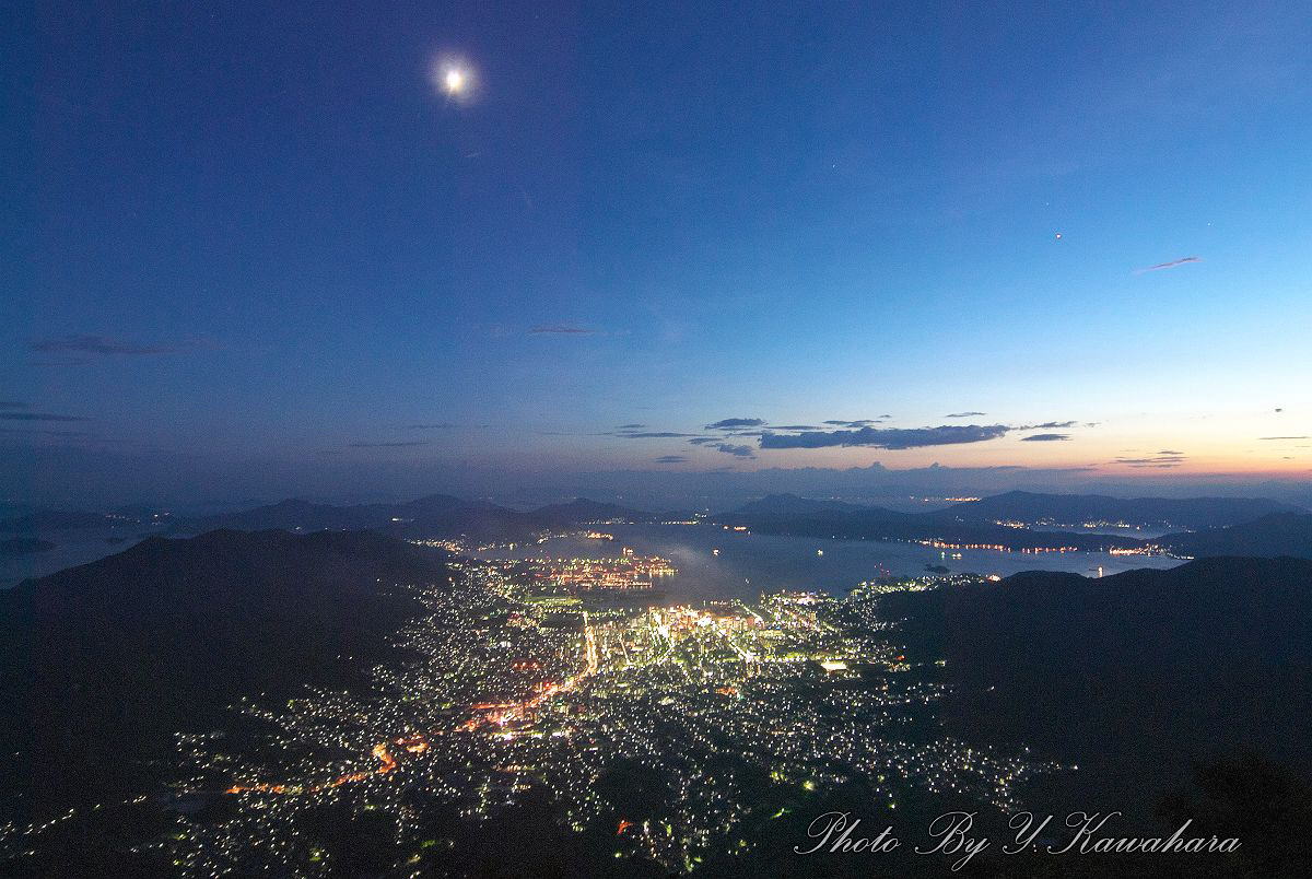 灰ヶ峰展望台の夜景と「くれ」の文字の噂を解剖！難所道路の攻略法