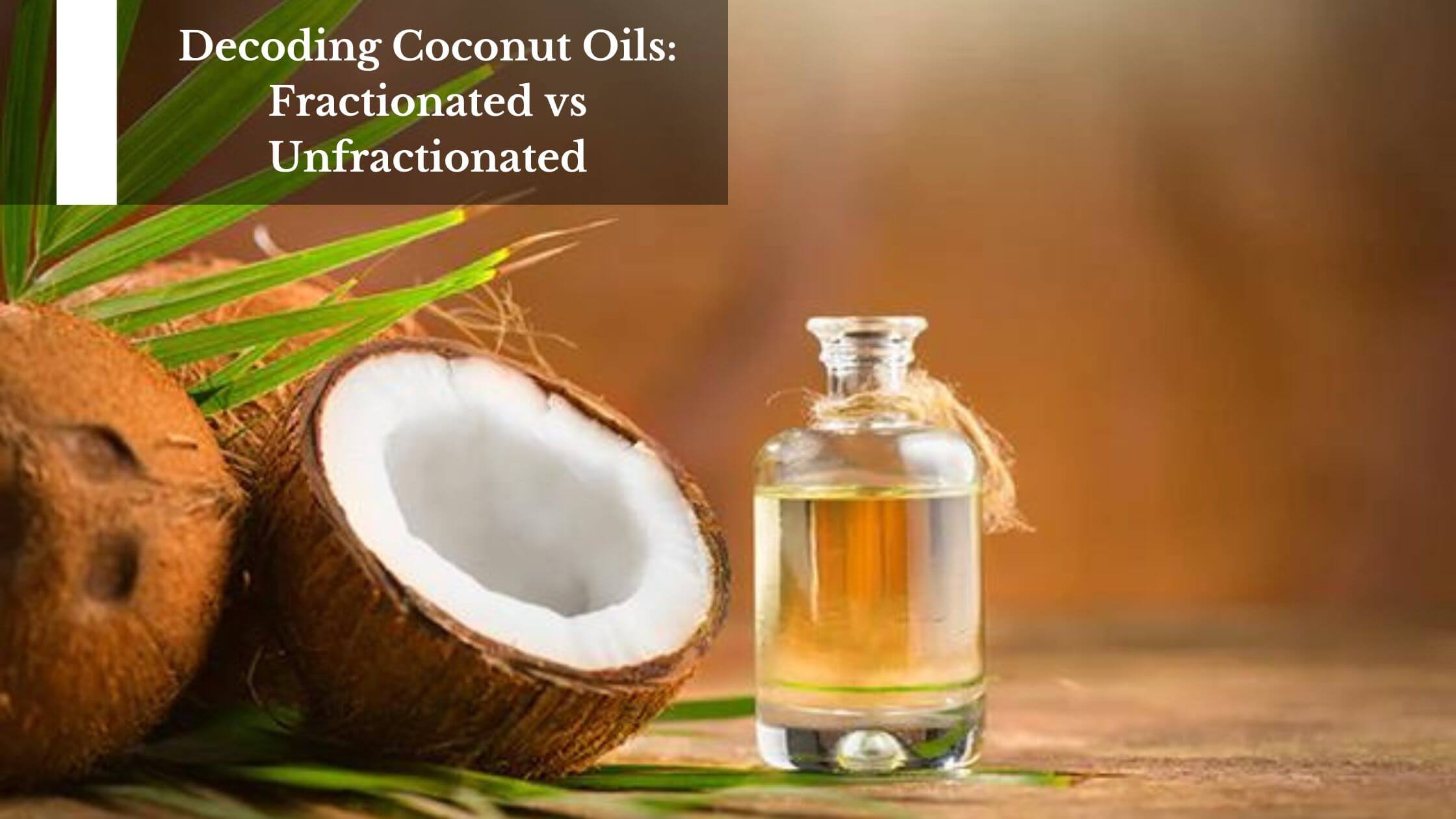 What Does Fractionated Oil Mean
