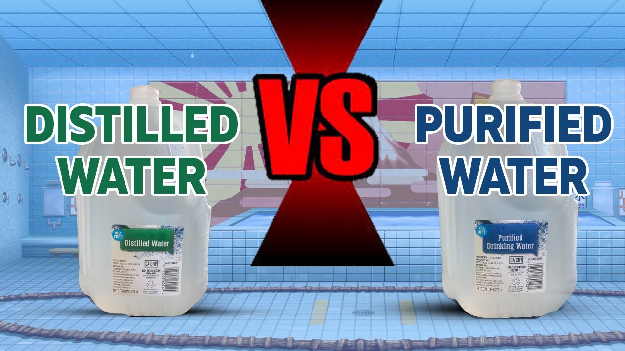 Purified or Distilled Water for Humidifier
