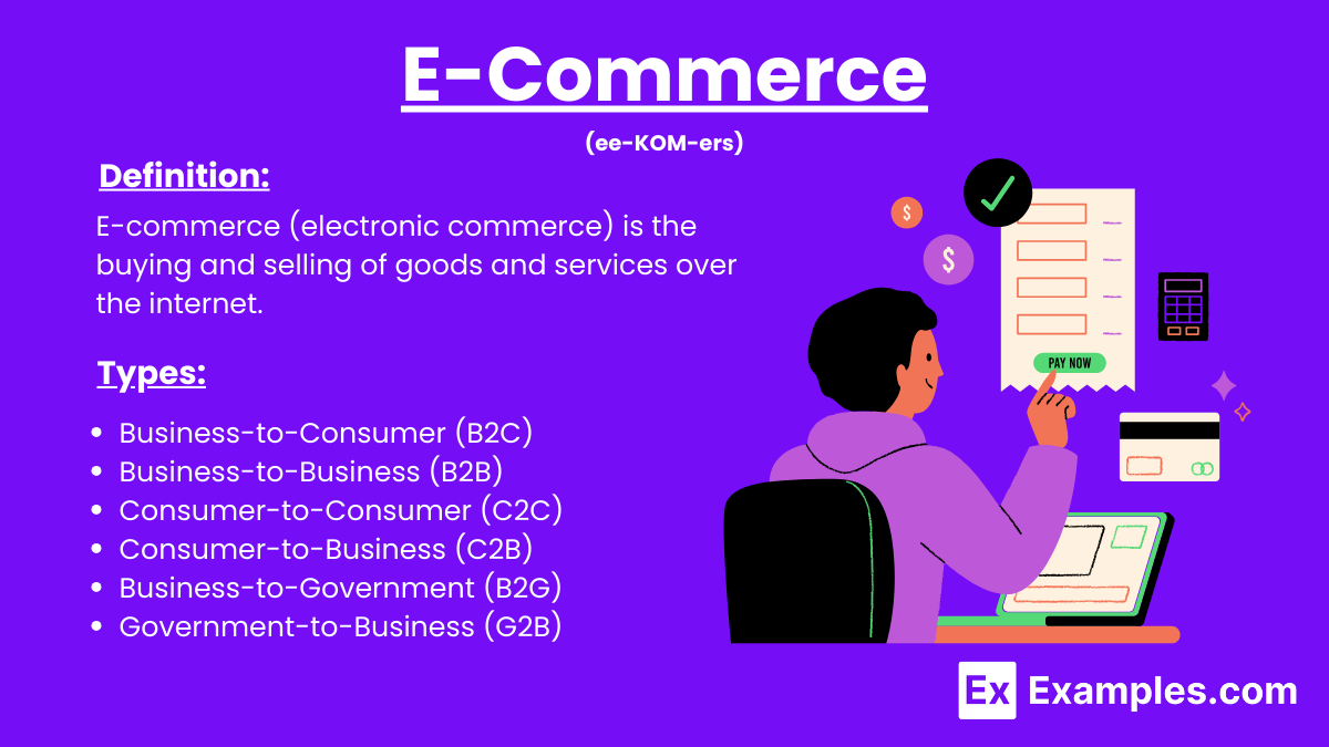 Definition Electronic Commerce