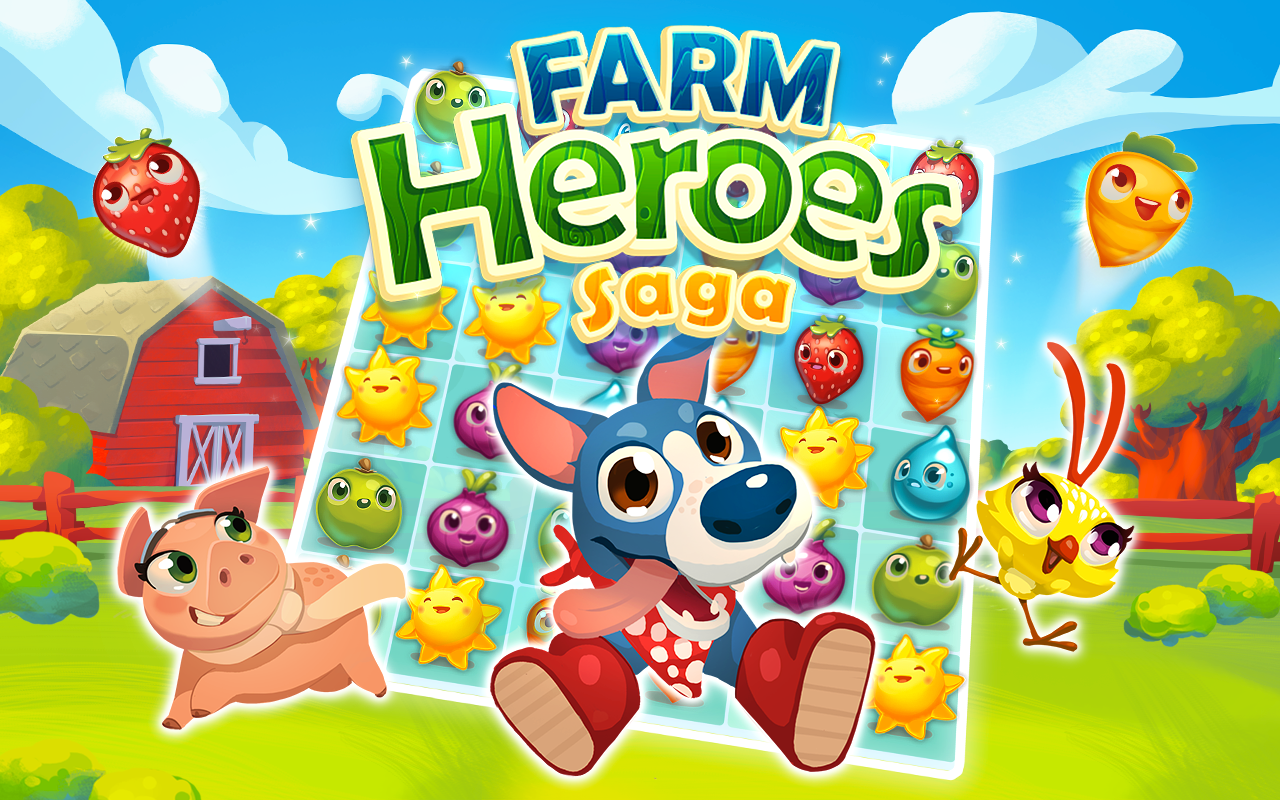 Download the Game Farm Heroes Saga