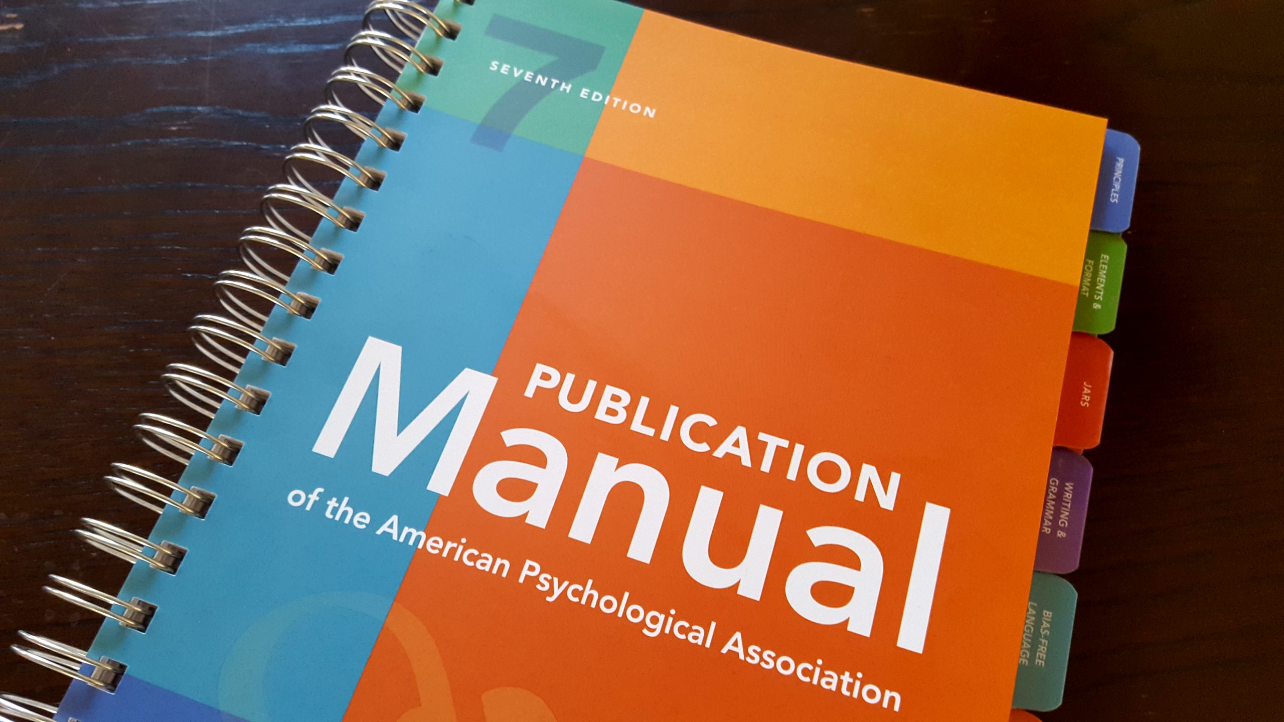 Publications Manual of the American Psychological Association