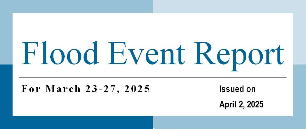 Flood Control News Report Ideas