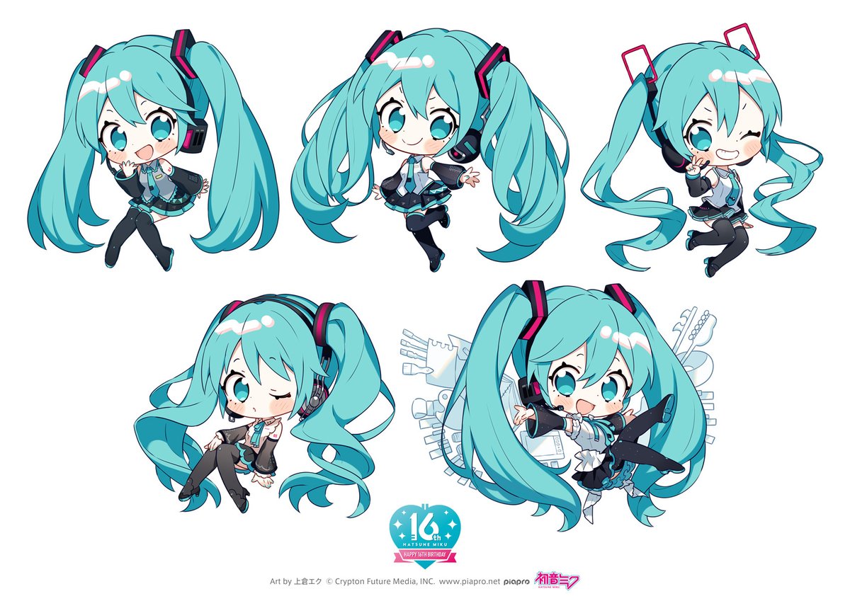 初音ミクのミニキャラが愛される理由と簡単な描き方・公式デザイン徹底解剖